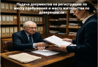 Закреплена возможность подачи документов на регистрацию по месту пребывания и месту жительства по доверенности