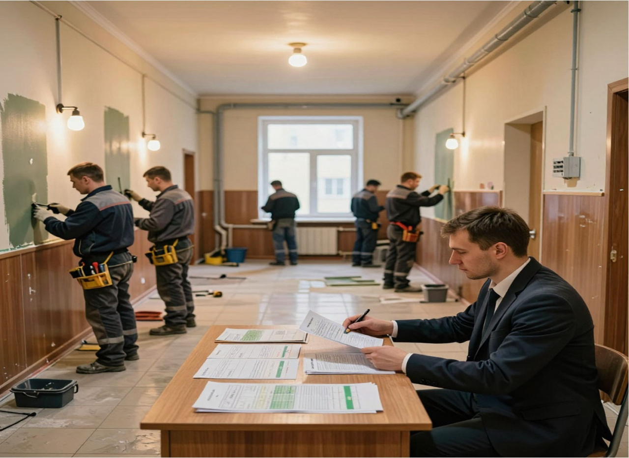 Даны разъяснения по вопросу проведения работ по текущему ремонту общего имущества в многоквартирном доме и оплате таких работ.