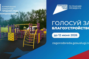 В Нижегородской области проходит голосование за благоустройство общественных территорий в 2026 году
