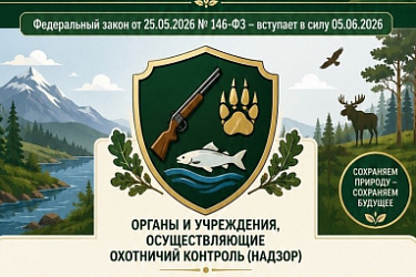 Введена статья об органах и учреждениях, осуществляющих охотничий контроль (надзор). 