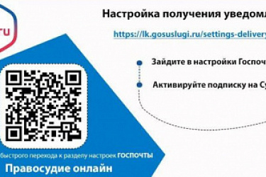 Нижегородцы могут получать судебные электронные письма на портале «Госуслуги»