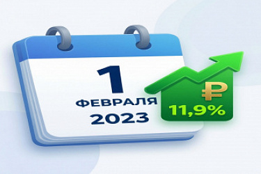 С 1 февраля 2023 года на 11,9 процента проиндексировали размеры некоторых социальных выплат