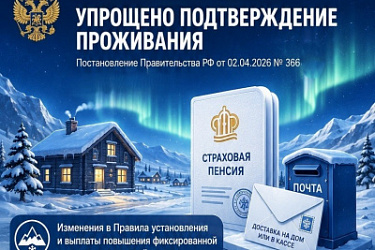 Внесены изменения в Правила установления и выплаты повышения фиксированной выплаты к страховой пенсии лицам, проживающим в районах Крайнего Севера