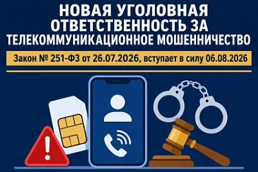 Уточняется уголовная ответственность за отдельные преступления в сфере связи и информации